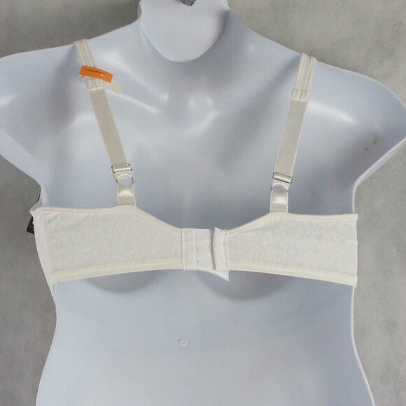 Bali Women's Seamless Underwire Minimizer Bra, While Floral Lace, 38DD - Picture 2 of 6